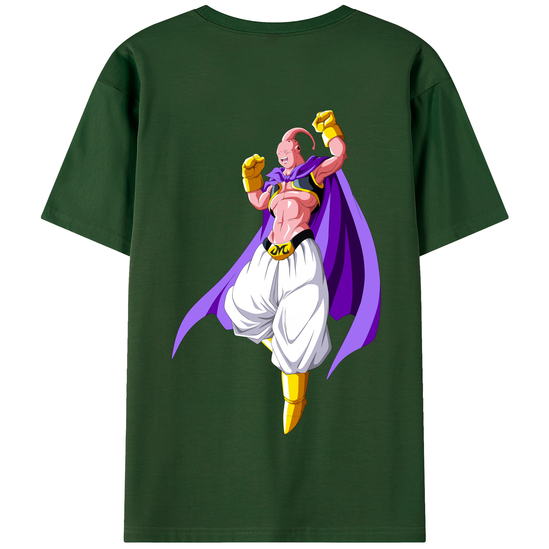 （画像用） ドラゴンボール 魔人ブウ DRAGON BALL Majin Buu 綿100％半袖Tシャツ（背面プリント）
